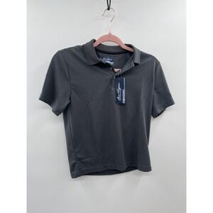 NWT Ben Hogan Performance Golf Polo Shirt youth Large Black Short Sleeve Classic